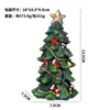 Natal Árvore de Natal Arranjo de Mesa Festa de Natal Ornaments Pintados de Resina Decorações de Cena e Atmosfera
