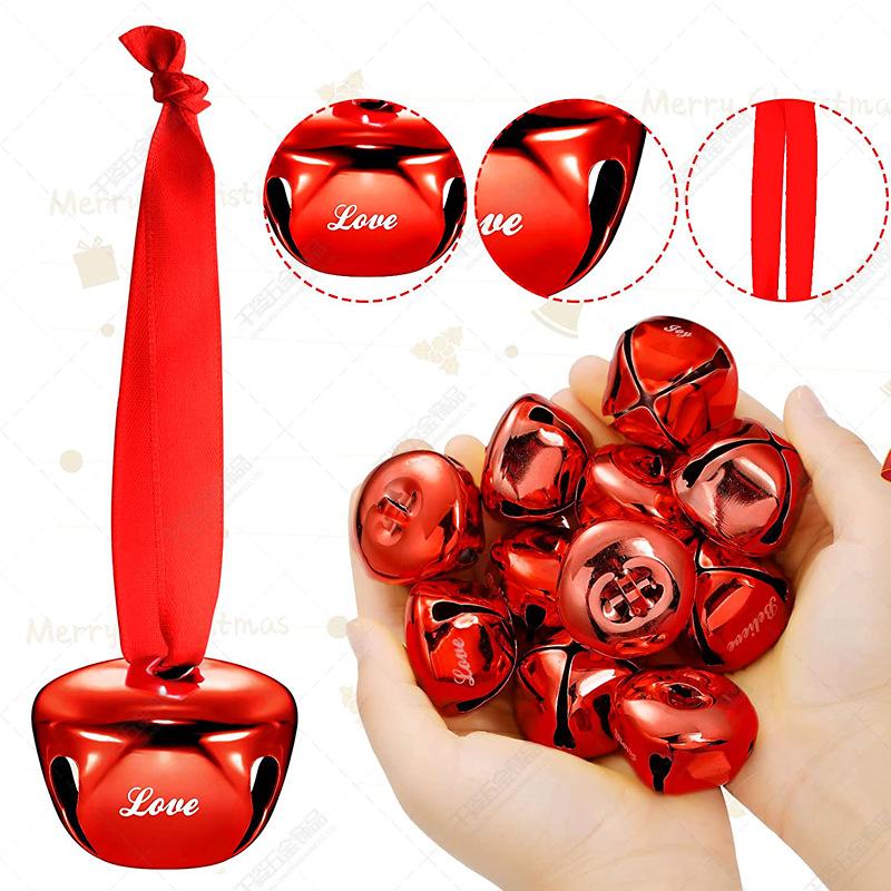 38MM丝带十字铃红色04