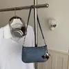 Otoño 2026 Popular Nuevo Elegante Bolso de Hombro Único Bolso Pequeño Simple para la Axila Bolso de Mano de Moda Tendencia Estampado de Leopardo para Mujer