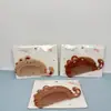 Peine de cabeza de oso de color macarrón de dibujos animados, peine de ángulo recto con forma de capibara, peine para el cabello lindo y portátil para niñas