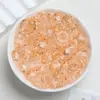 Cuentas de resina transparentes en forma de estrella con pequeñas facetas y agujeros grandes, cuentas planas para joyería DIY, cadenas de teléfono, pulseras de cuentas y accesorios