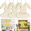 Navidad Astillas de Madera sin Terminar Manualidades Placa de Puerta Señal Decoración Corona Corazón Conejo Calabaza Acción de Gracias Otoño