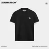 Camiseta de Verano con Bordado 3D de Caballo Pequeño, Cuello Redondo, Manga Corta, Tejido Modal para Hombre, Transfronteriza de Amazon ZOEWATSON