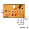 Venta Caliente Transfronteriza Aretes Pequeños de Halloween Atmósfera de Terror Calabaza Cráneo Araña Set de Aretes Combinados Festivos