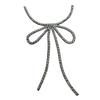 Industria Pesada Hecho a Mano con Cuentas Cuello de Lazo Grande Encaje Cuentas Finas Costura Accesorios Vestido de Novia