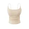 Camisola Blanca Sexy y Atrevida para Chica con Copas, Diseñada para Ser Usada por Fuera o por Dentro, con un Diseño Adelgazante y Elegante Top Base