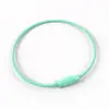Anillos de alambre pintados de colores de 50 mm en stock accesorios para llaveros DIY llaveros de metal de dibujos animados llaveros grandes