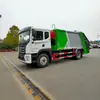 Camión de basura de compresión de 8 lados con diseño totalmente cerrado a prueba de fugas, que cuenta con carga y compactación automáticas para ingeniería municipal, saneamiento y recolección de residuos