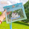 Riñonera impermeable de dibujos animados cruzada para natación y rafting, funda sellada impermeable para teléfono para exteriores, bolsa grande impermeable transparente con pantalla táctil para teléfono