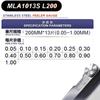 Calibrador de espesores 0.01-5mm calibrador de tapones regla de tapones medidor de espesores medidor de holgura herramienta de ajuste de válvulas MLA10