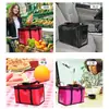 Bolsa térmica para almoço de cor sólida de grande capacidade, estilo pequeno e fresco, bolsa de almoço portátil, bolsa de entrega espessa, fornecimento em estoque