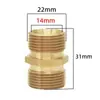 Manguera de Agua para Lavadora de Coches de Alta Presión Conector Rápido 22*1.5/14*1.5 Conector de Rosca Conector de Extensión para Reparación de Máquinas de Limpieza Doméstica