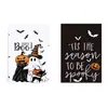 Toalha de Louça Halloween Morcego Abóbora Cozinha Toalha de Louça Conjunto de Quatro Peças Microfibra Casa Limpar Mãos Toalha de Louça