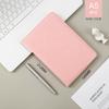 A5 Business Cuero de PU Papelería para Notas Regalo Sencillo Diario Lado Duro Cuaderno de Oficina Logo Personalizado