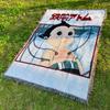 Manta de camping bohemia, manta de picnic, manta de algodón multifuncional, tapiz jacquard, manta de sofá, alfombra de camping para exteriores
