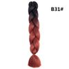 Xuchang Peruca Acessórios de Cabelo Seda de Alta Temperatura Trança Grande Africana Jumbobraid Fibra Química Colorida Montagem Mista Venda Quente Dreadlocks