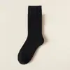 Calcetines de Rizo para Hombre para Otoño e Invierno, Forrados de Felpa y Engrosados, de Media Pantorrilla, Cálidos, Resistentes al Frío, Resistentes a Olores, Absorbentes de Sudor, Calcetines para Pies que No se Congelan, Calcetines Zhuji
