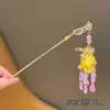 Accesorios para el Cabello de Año Nuevo Borla Lámpara de Palacio Cabello Pasador de Cabello Pasador de Cabello Luminoso de Alta Calidad Tocados Antiguos para Mujer Accesorios Combinables Diarios Hanfu