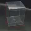 Caja de embalaje plegable transparente de plástico pvc caja exterior figuras hechas a mano para juguetes regalos adornos modelos de coches bandeja interior caja PET