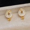 Acessórios DIY Joias de Pérola Prata S925 Brincos Grandes de Gota d'Água Suporte Vazio Produto Semiacabado 10-12 Pingente da Moda Jg5940