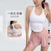 Chaleco deportivo transpirable en forma de U para mujer, ropa interior sin mangas para fitness, culturismo, yoga, espalda descubierta, para correr