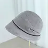 Chapéu de Palha Novo Estilo Primavera e Verão, Chapéu de Sol Estilo Japonês, Chapéu de Sol Fashion e Estiloso para Mulheres, Chapéu de Pescador Elegante e Respirável