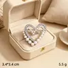Broche de tulipa de diamante completo feminino flor corpete casaco casaco pin terno acessórios lenço de seda fivela pin liga pin
