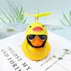 Adornos para Coche, Coche Douyin, Modelo de Patito Amarillo, Casco de Celebridad de Internet Social, Decoración de Coche de Pato para Viento Exterior de Motocicleta