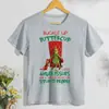 Camiseta de manga corta de verano con estampado de mascota de dibujos animados para personas tontas, chaqueta de manga corta para hombre y mujer, comercio exterior transfronterizo
