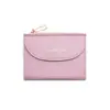 Rentable ~ Estilo Coreano Color Puro Simple Tarjetero Multifuncional Bolso para Labial Billetera de Gran Capacidad Punto Caliente del Sudeste Asiático