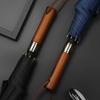 Paraguas de Negocios Elegante con Mango de Madera para Hombre Paraguas Grande de Golf Paraguas para el Sol Paraguas de Negocios Paraguas Publicitario Paraguas de Regalo Se Puede Imprimir Logo