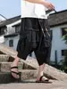 Pantalones Cortos de Verano para Hombre con Pliegues Irregulares, Delgados, Talla 8XL, Cálidos, Tallas Grandes, Estilo Chino, Holgados, Pierna Ancha, para Uso en Exteriores
