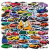 50 Adesivos Decorativos de Carros Esportivos Superesportivos Legais Adesivos de Carro de Corrida para Mala Copo d'Água Adesivos Impermeáveis para Caderno