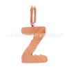 Accesorios colgantes con 26 letras en inglés de sarga transfronteriza, acero inoxidable galvanizado, oro de 14 quilates, acero de titanio, joyería al por mayor de Europa y Estados Unidos