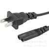 [Gran cantidad en stock] lote directo de fábrica Enchufe plano de 2 clavijas estándar nacional funda protectora cable doméstico estándar nacional PVC 8 colas cable de alimentación