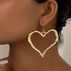 Colar de amor de metal quente exagerado transfronteiriço Europa e Estados Unidos colar simples ajustável de flanela e linha de cera joia
