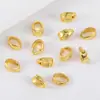 Fivela de fecho de pingente de cobre banhada a ouro 18K fecho universal DIY joias pulseira colar conector fecho acessório