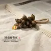 Sándalo Madera Maciza Talla Fruta de la Gran Cosecha Calabaza de los Múltiples Tesoros Llavero Tejido Colgante Decoración de Bolsa Fábrica de Origen