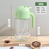Dispensador de Aceite de Apertura y Cierre Automático para el Hogar, Botella Pulverizadora de Aceite de Vidrio Transparente Anti-Goteo, Botella Pulverizadora de Aceite de Doble Uso para Cocina para Control de Aceite