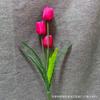3 Flores de Tulipa de Seda Flores de Tecido de Seda Flores Falsas Flores Artificiais Decoração de Casa Adereços de Fotografia Flores Artificiais Venda no Atacado