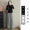 Pantalones Deportivos Simples Talla Grande para Mujer Otoño Invierno Con Terciopelo Grueso MM Gorditas Cintura Alta Cordón Holgados Casuales Deportivos para Caminar