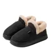 Novas Pantufas de Veludo Aconchegantes de Algodão Plush Inverno Confortáveis Antiderrapantes Sensação de Pisar em Merda Solado Grosso Sapatos de Algodão para Casa