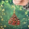 Novo ornamento de árvore de Natal de livro transfronteiriço pingente criativo decorações acrílicas