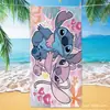 Toalha de Praia Infantil Stitch de Microfibra Modelo Novo Transfronteiriço, Venda Direta do Fabricante, Toalha Absorbente de Secagem Rápida com Fleece Cartoon em Ambos os Lados