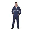Ropa de trabajo de una pieza, ropa protectora, conjunto unisex, resistente a las manchas, mono protector, con tiras reflectantes, capucha y tejido transpirable