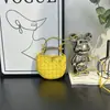 Bolso de Sardina de Diseño de Nicho 2025 Nuevo Bolso de Mano Tejido de Moda Casual Mini Bolso Cruzado de Hombro W