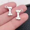 Mezcla 100 Dibujos Animados de Animales Retro Perro Tazón Hueso Aleación Colgante Pulsera DIY Collar Accesorios de Joyería Colgante