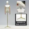 Tienda de Ropa Accesorios de Modelo Ropa de Mujer Maniquí de Medio Cuerpo para Escaparate Perchero Muñeca Falsa Maniquí de Vestido de Novia Soporte de Exhibición