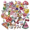 50 nuevas pegatinas de dopamina transfronterizas, exquisitas y lindas, de dibujos animados soñadores, decorativas impermeables para planificadores