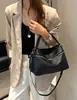 Bolsa feminina de couro legítimo para comércio exterior transfronteiriço, estilo novo, bolsa de mão em couro bovino de grão superior natural, bolsa transversal de couro macio casual para mulheres